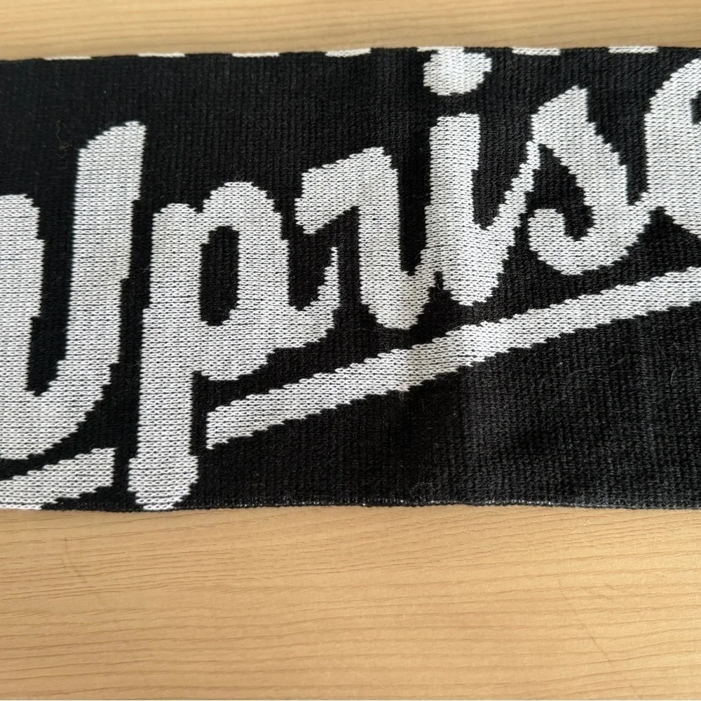 NWOT Checkered Black and White Scarf